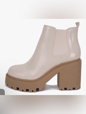 Women’s Soda BLISS ~ WOMEN LUG SOLE FASHION ANKLE BOOTIE W/DOUBLE ELASTIC